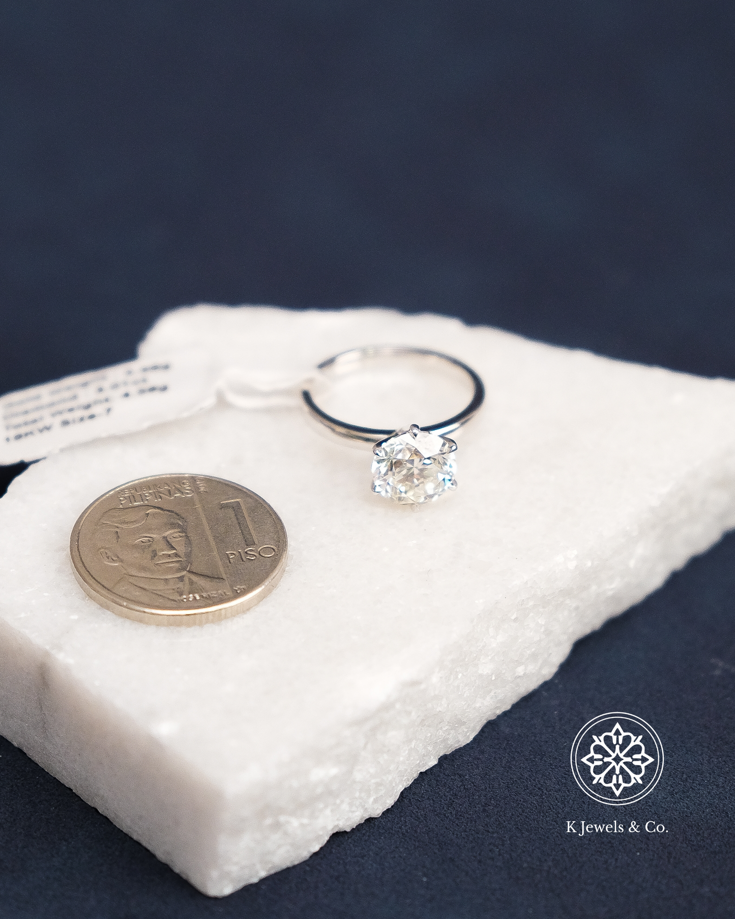 3ct Round Diamond Ring w/ GIA