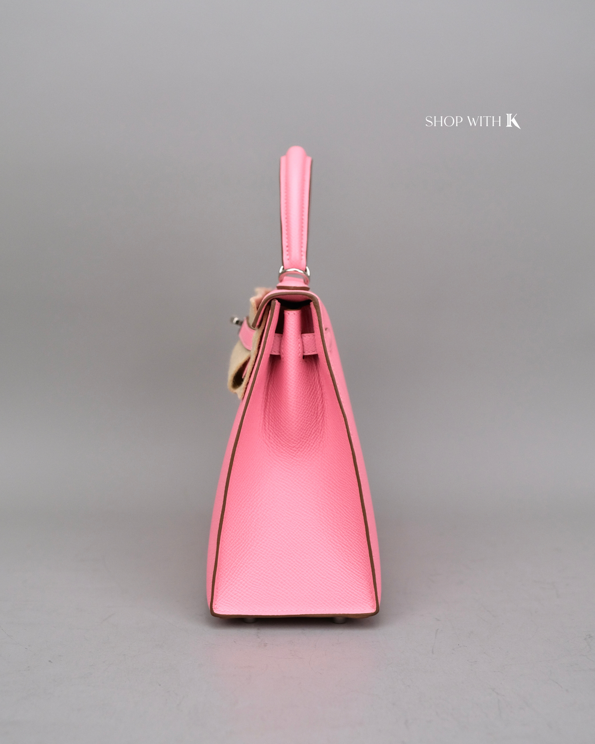 Hermes Kelly 25 Rose Confetti PHW