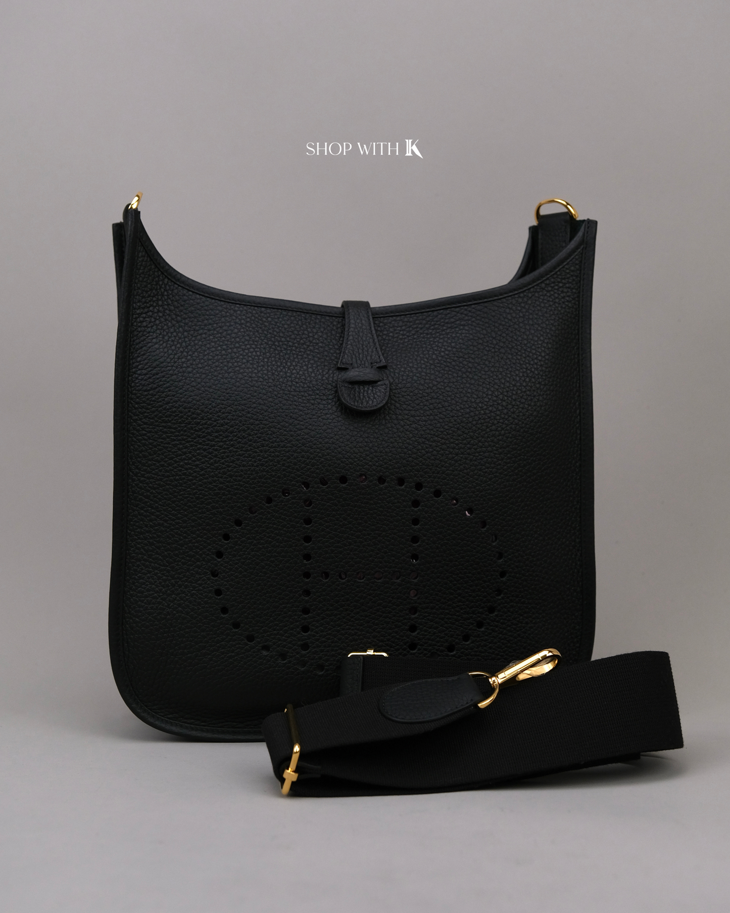 Hermes Evelyne 29 Noir GHW