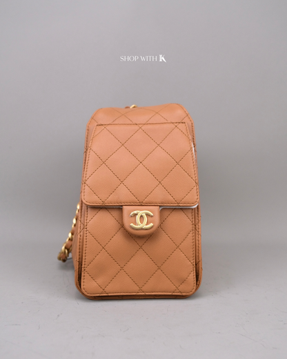 Chanel 25 Small Caramel