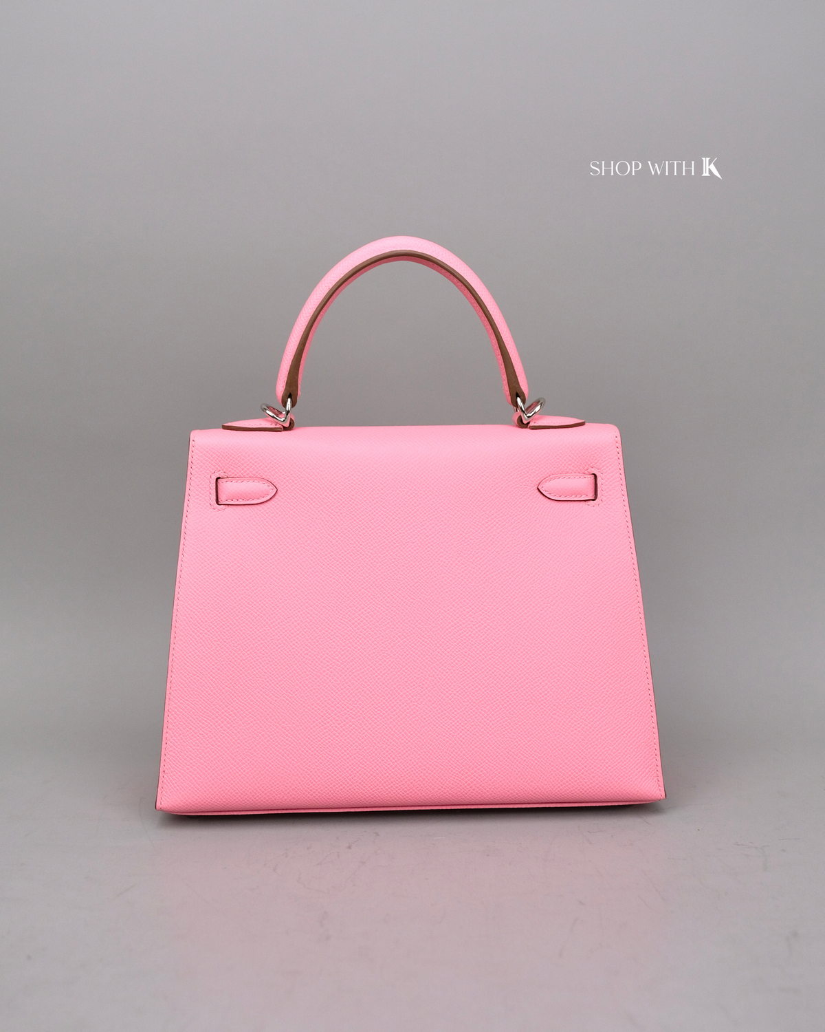 Hermes Kelly 25 Rose Confetti PHW