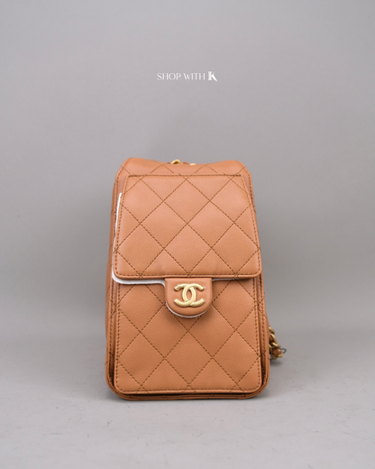 Chanel 25 Small Caramel
