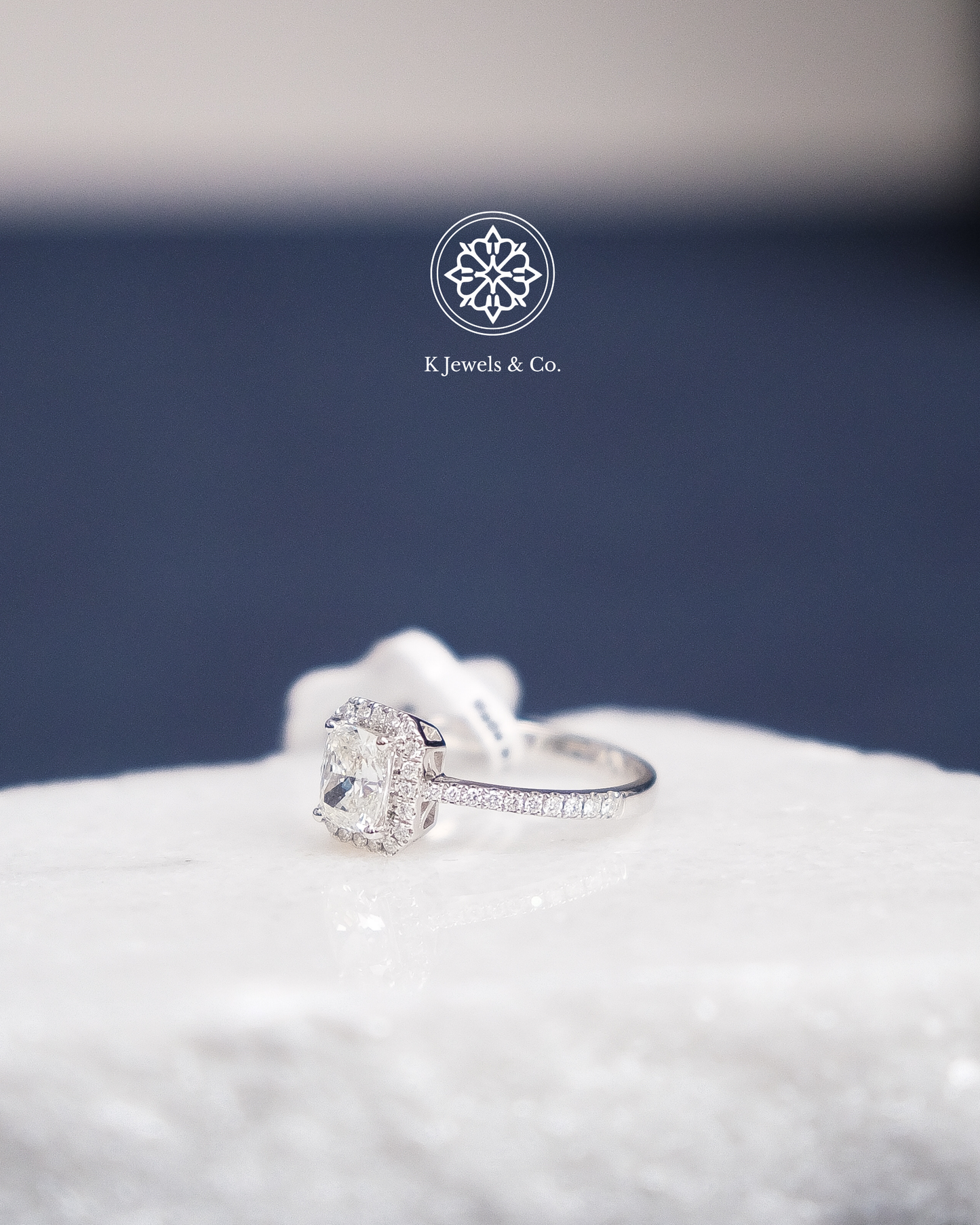 1ct Emerald Cut Diamond Ring w/ GIA