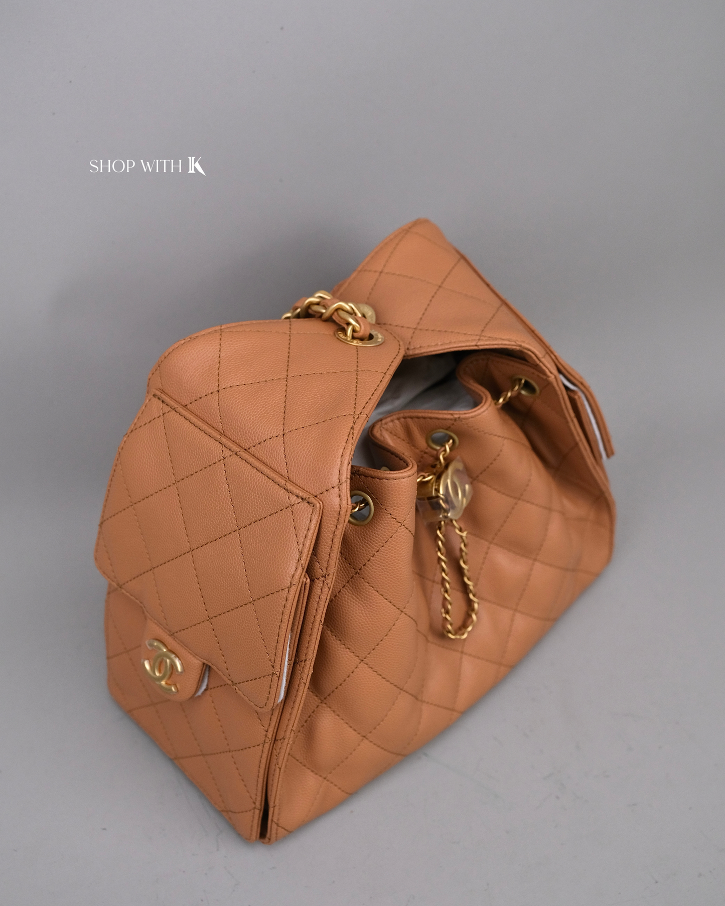 Chanel 25 Small Caramel