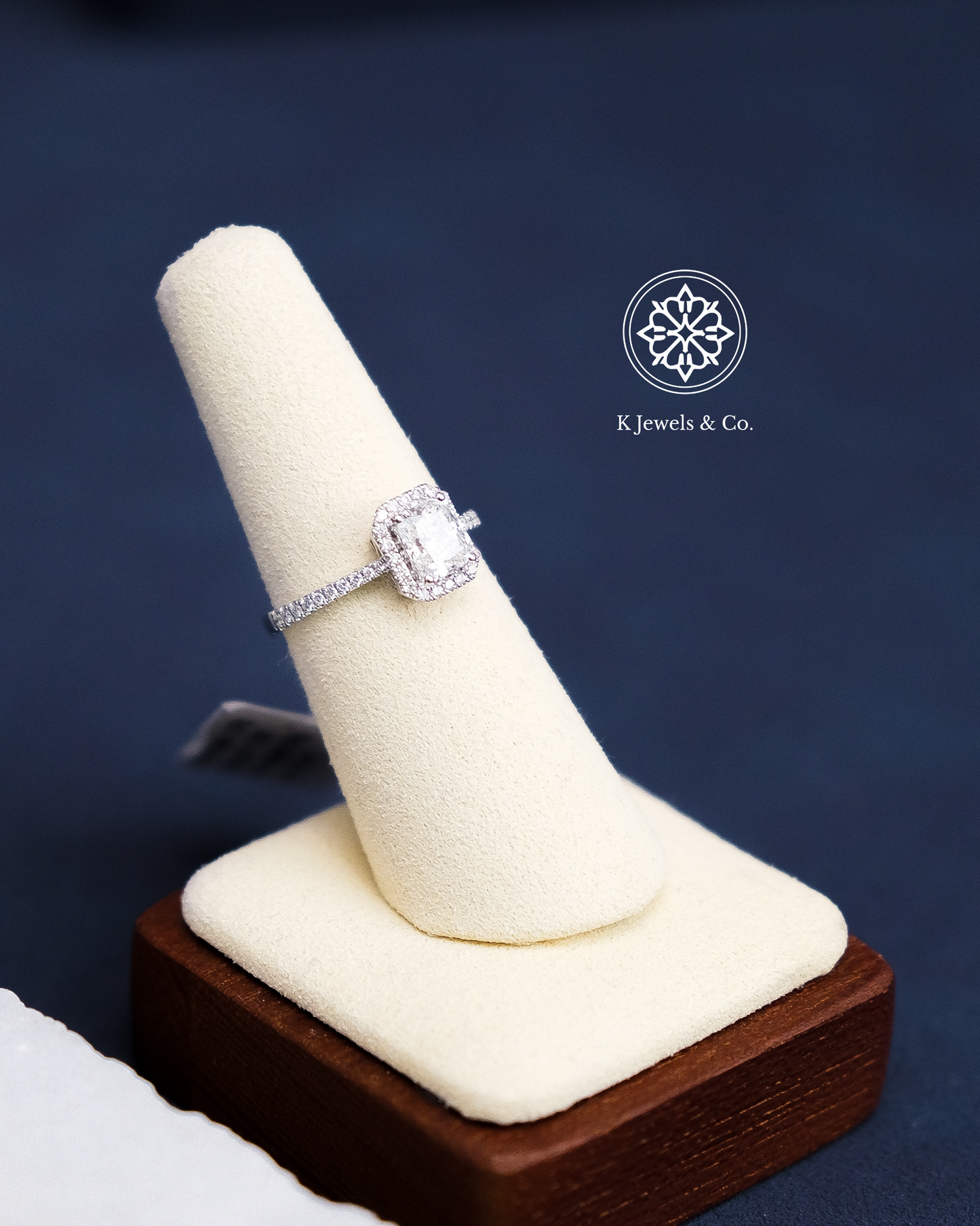 1ct Emerald Cut Diamond Ring w/ GIA