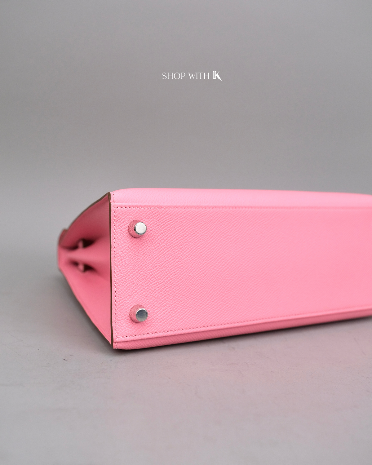 Hermes Kelly 25 Rose Confetti PHW