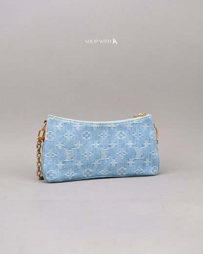 Louis Vuitton Liv Pochette Monogram Denim