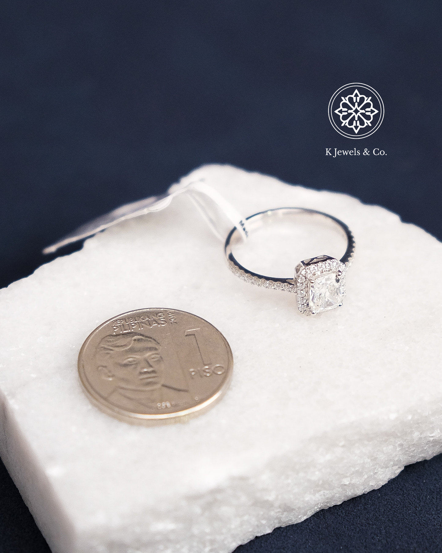 1ct Emerald Cut Diamond Ring w/ GIA