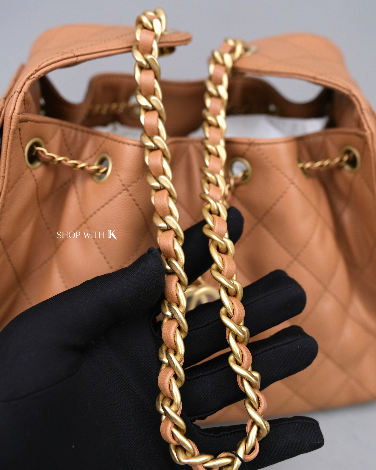 Chanel 25 Small Caramel