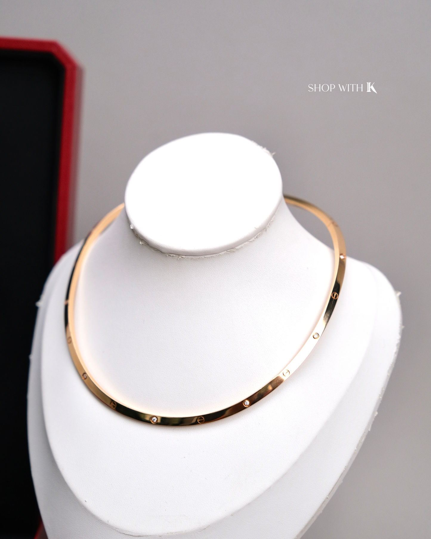 Cartier Love Torque Necklace - 10 Diamonds