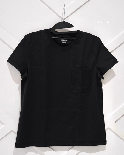 Hermes Embroidered Pocket T-shirt