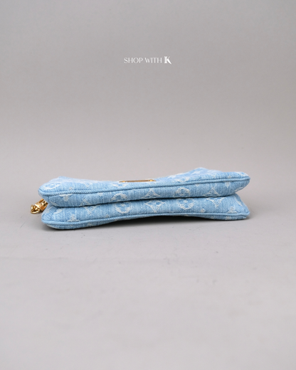 Louis Vuitton Liv Pochette Monogram Denim