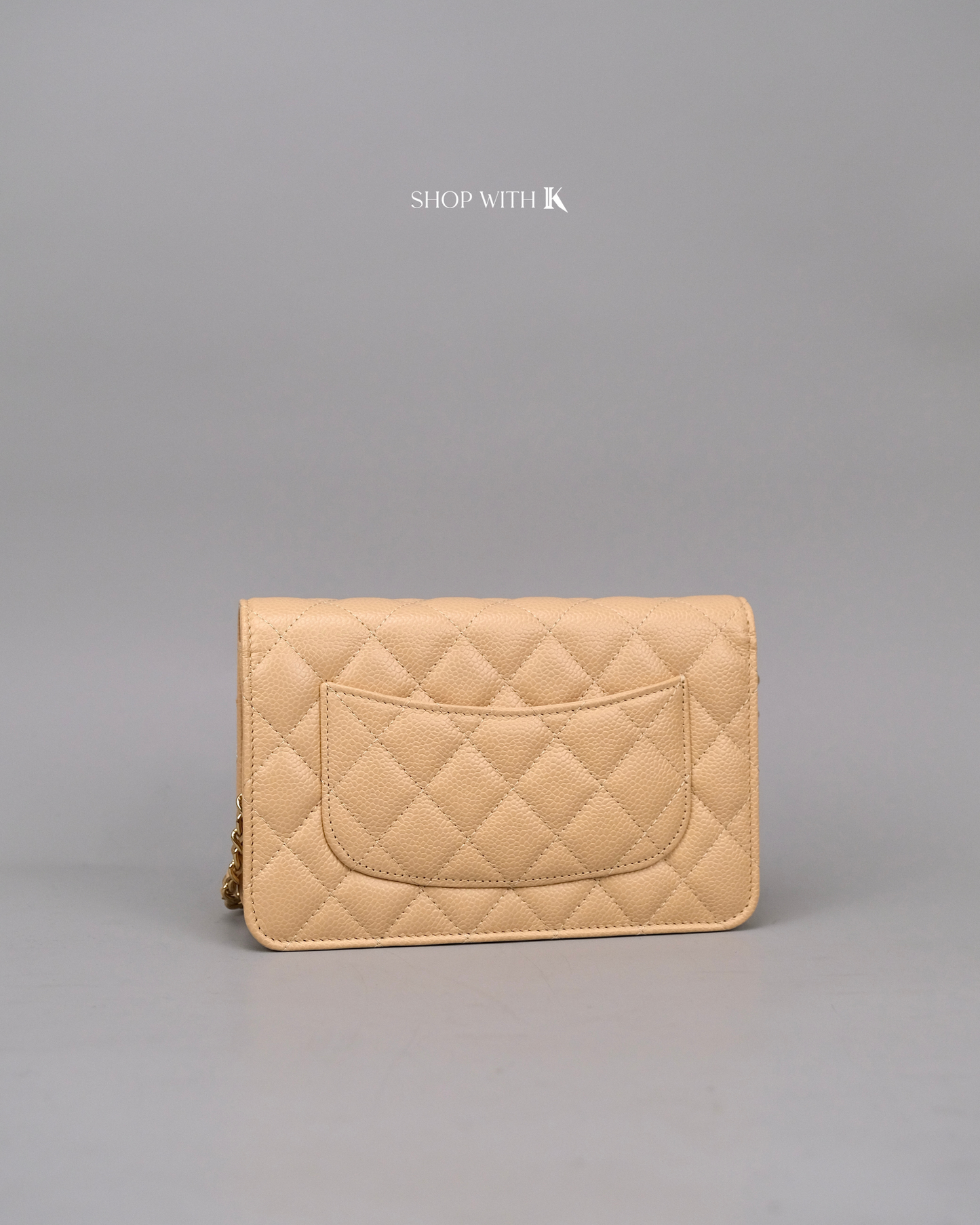 Chanel Wallet on Chain Beige Clair