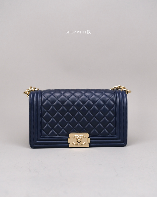 Chanel Leboy Old medium Dark Blue