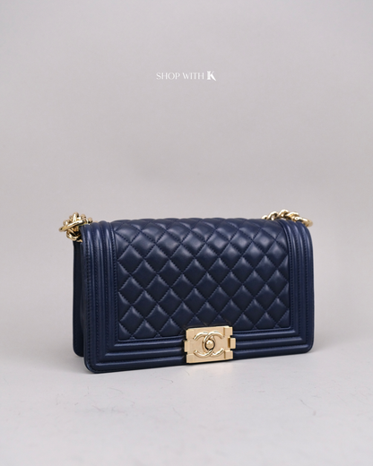 Chanel Leboy Old medium Dark Blue