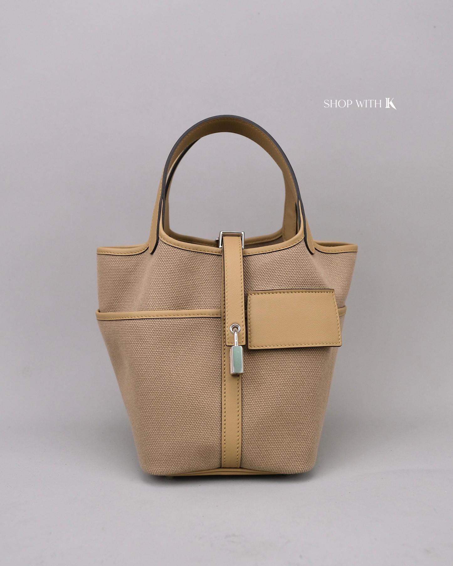 Hermes Picotin 18 Cargo Beige Marfa PHW