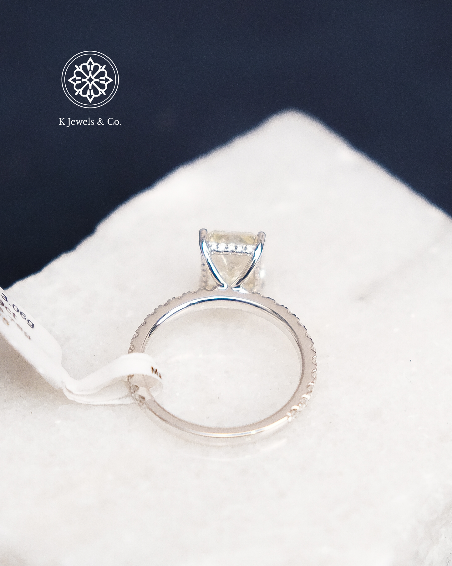 3ct Radiant Cut Diamond Ring w/ GIA