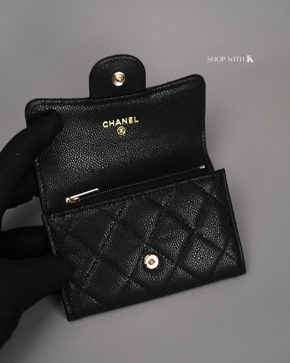 Chanel Classic Flap Black Wallet