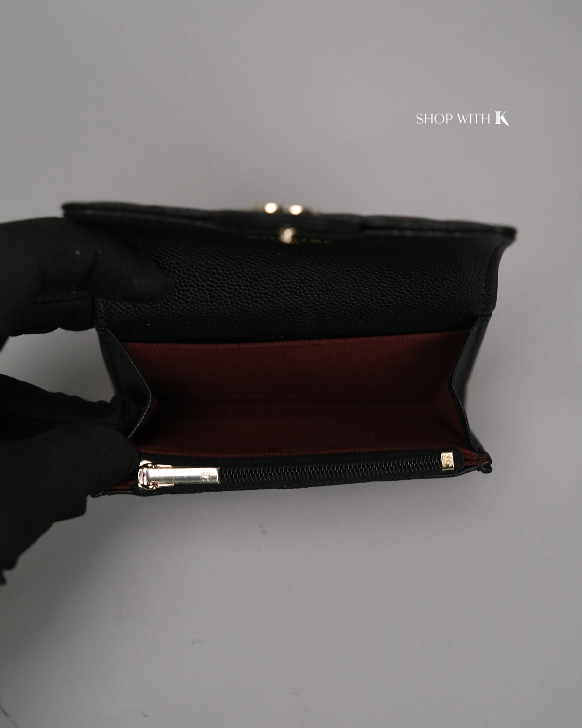 Chanel Classic Flap Black Wallet