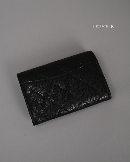 Chanel Classic Flap Black Wallet