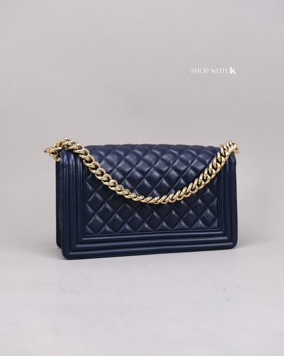Chanel Leboy Old medium Dark Blue