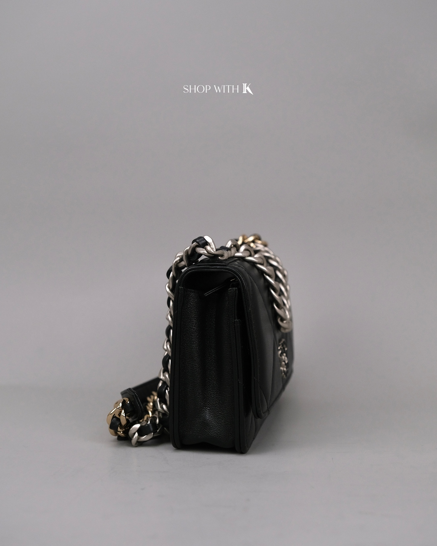 Chanel 19 Wallet on Chain Black