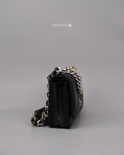 Chanel 19 Wallet on Chain Black