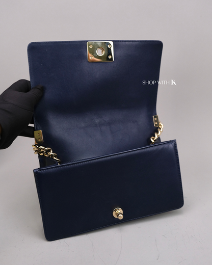 Chanel Leboy Old medium Dark Blue