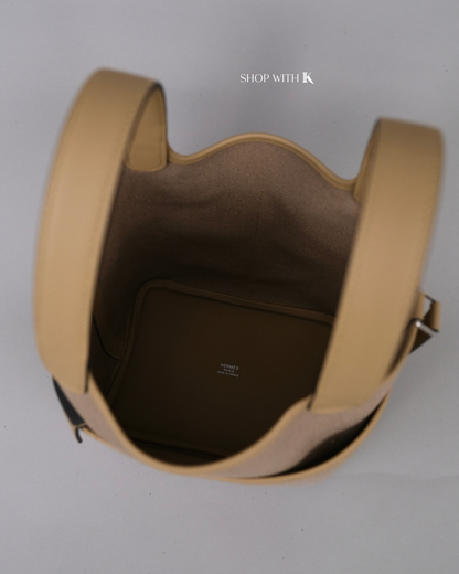 Hermes Picotin 18 Cargo Beige Marfa PHW