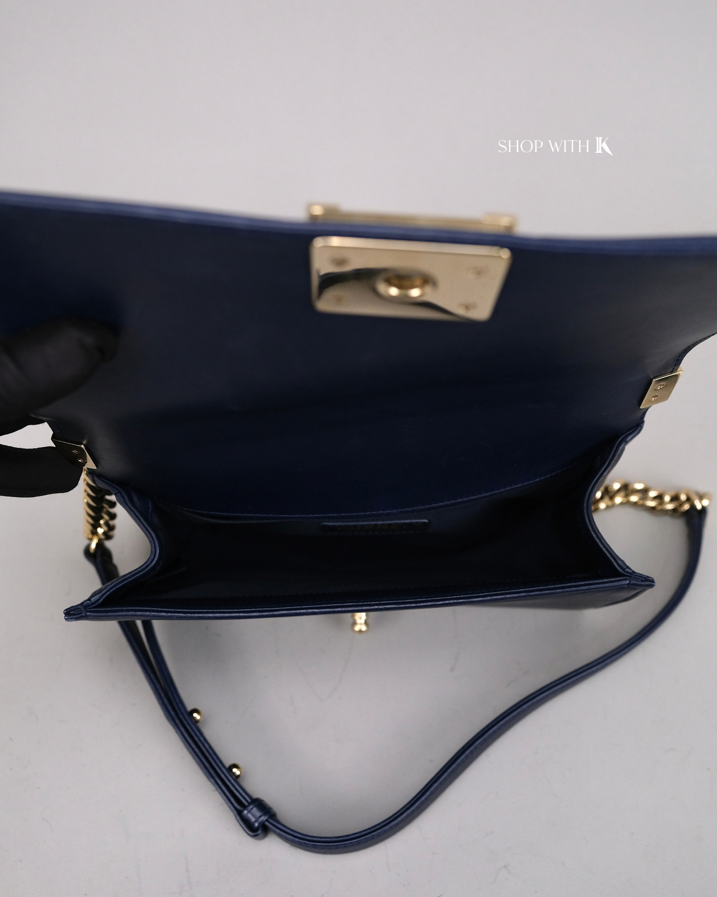 Chanel Leboy Old medium Dark Blue