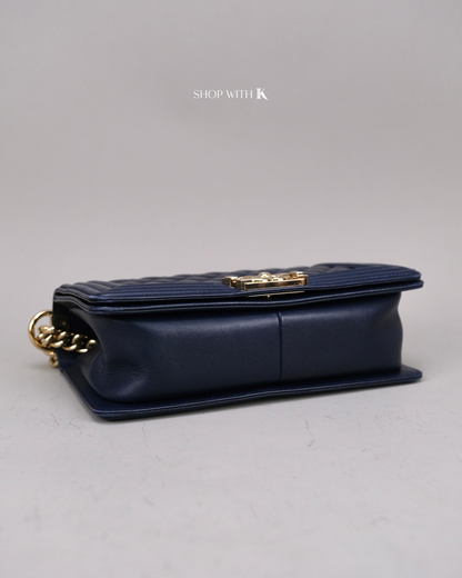 Chanel Leboy Old medium Dark Blue