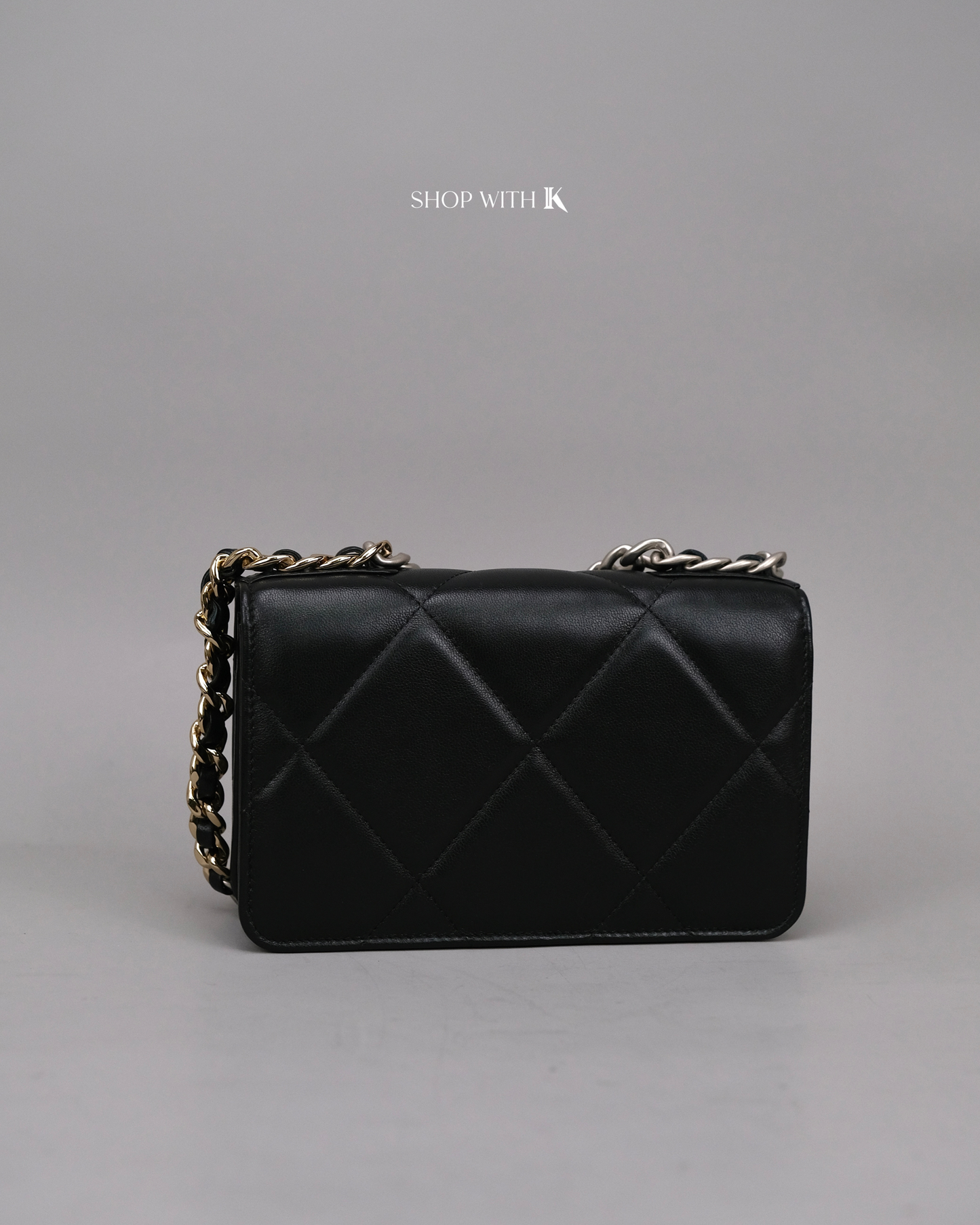 Chanel 19 Wallet on Chain Black
