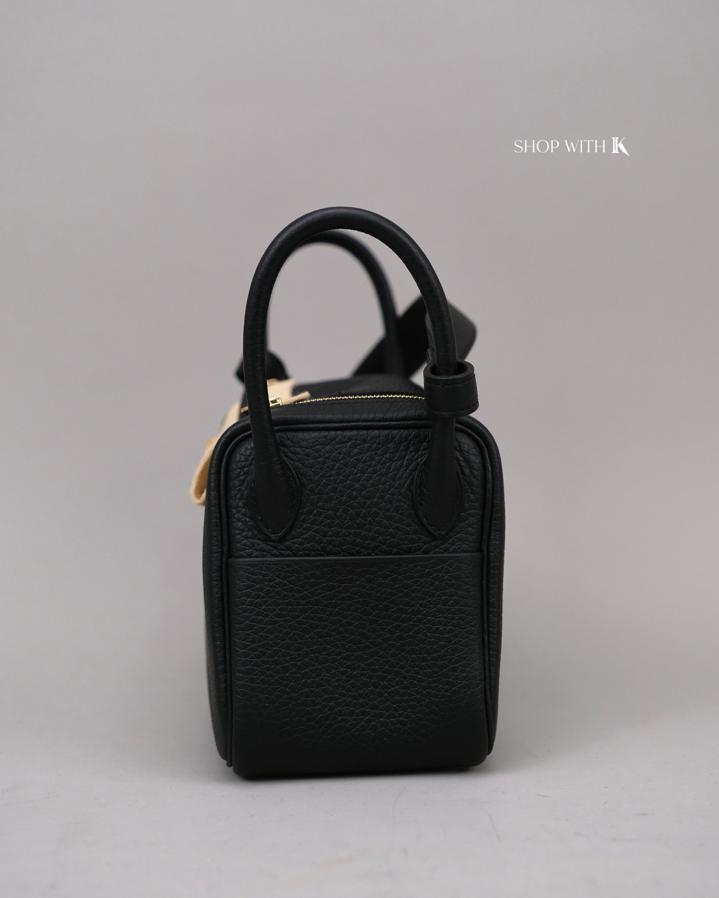Hermes Mini Lindy Noir GHW