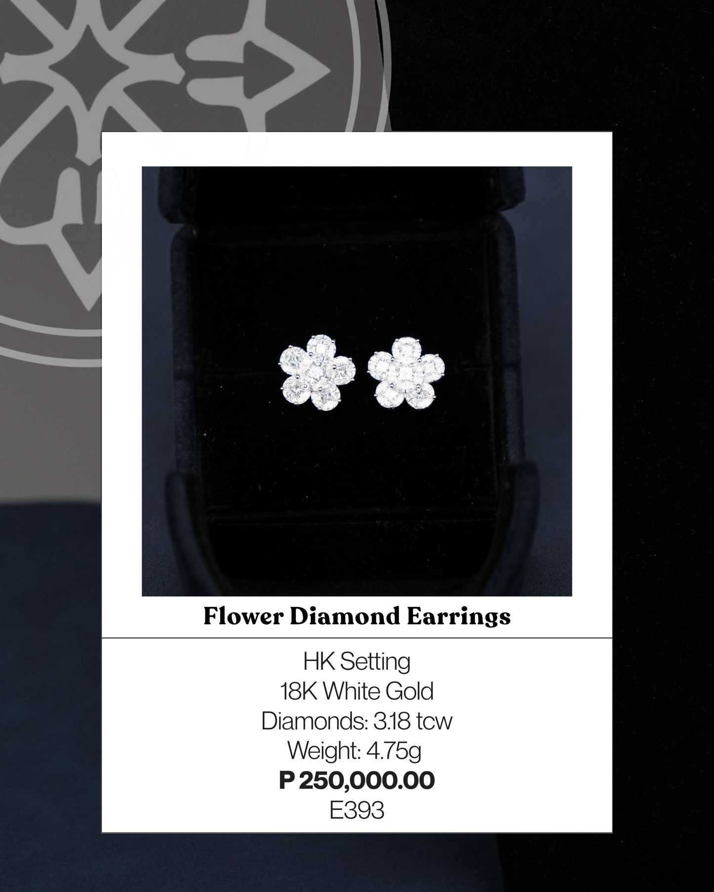 Flower Diamond Earrings