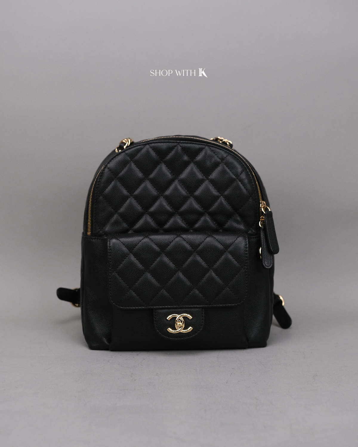 Chanel Backpack Black CGHW
