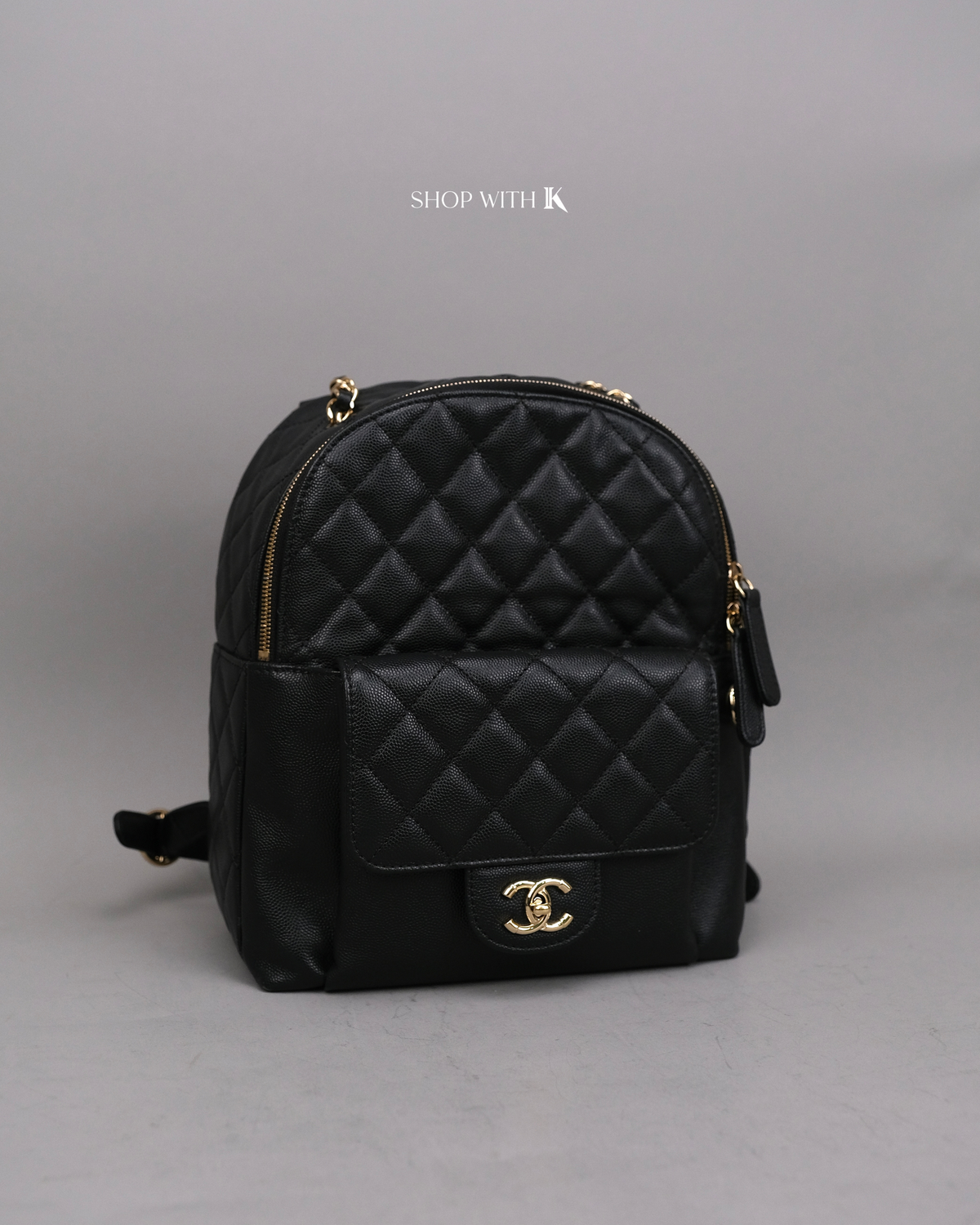 Chanel Backpack Black CGHW