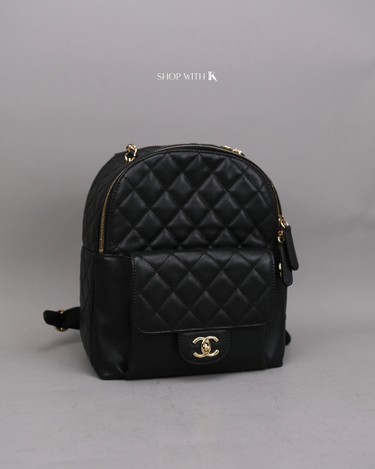Chanel Backpack Black CGHW