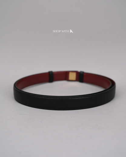 Chanel Logo Belt Black