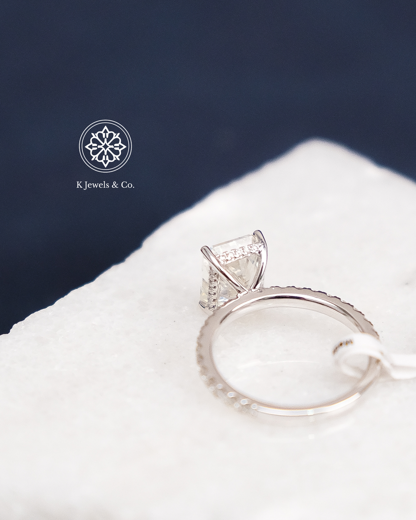 3ct Radiant Cut Diamond Ring w/ GIA