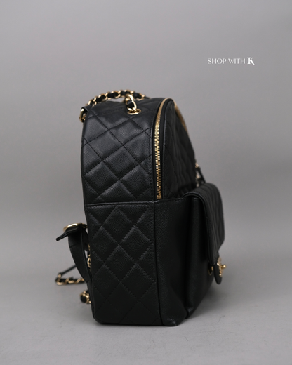 Chanel Backpack Black CGHW