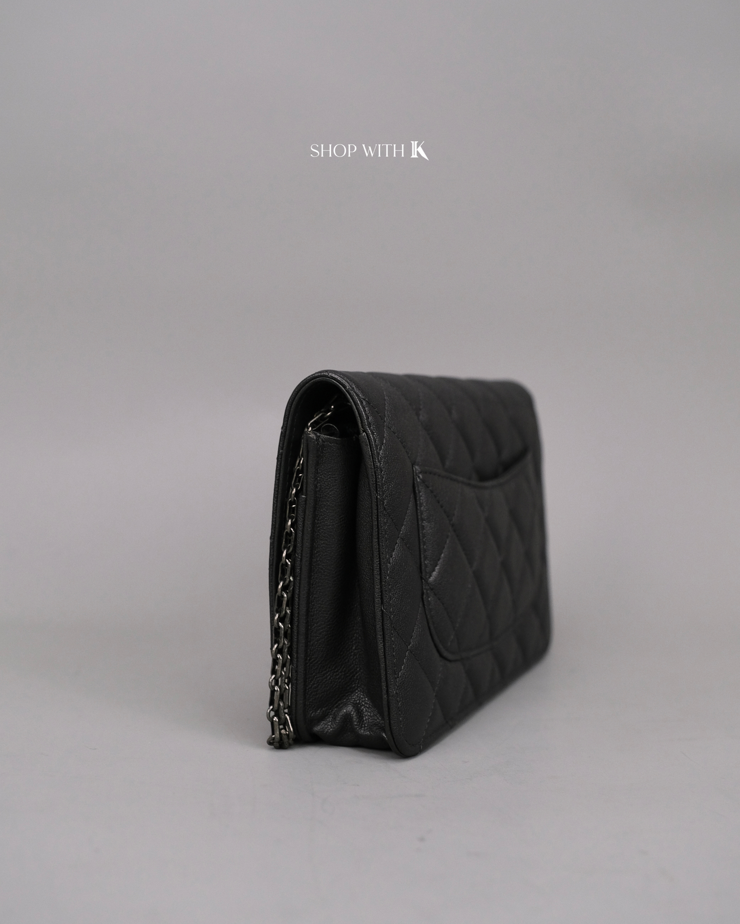 Chanel Reissue Wallet on Chain Dark Gray RHW