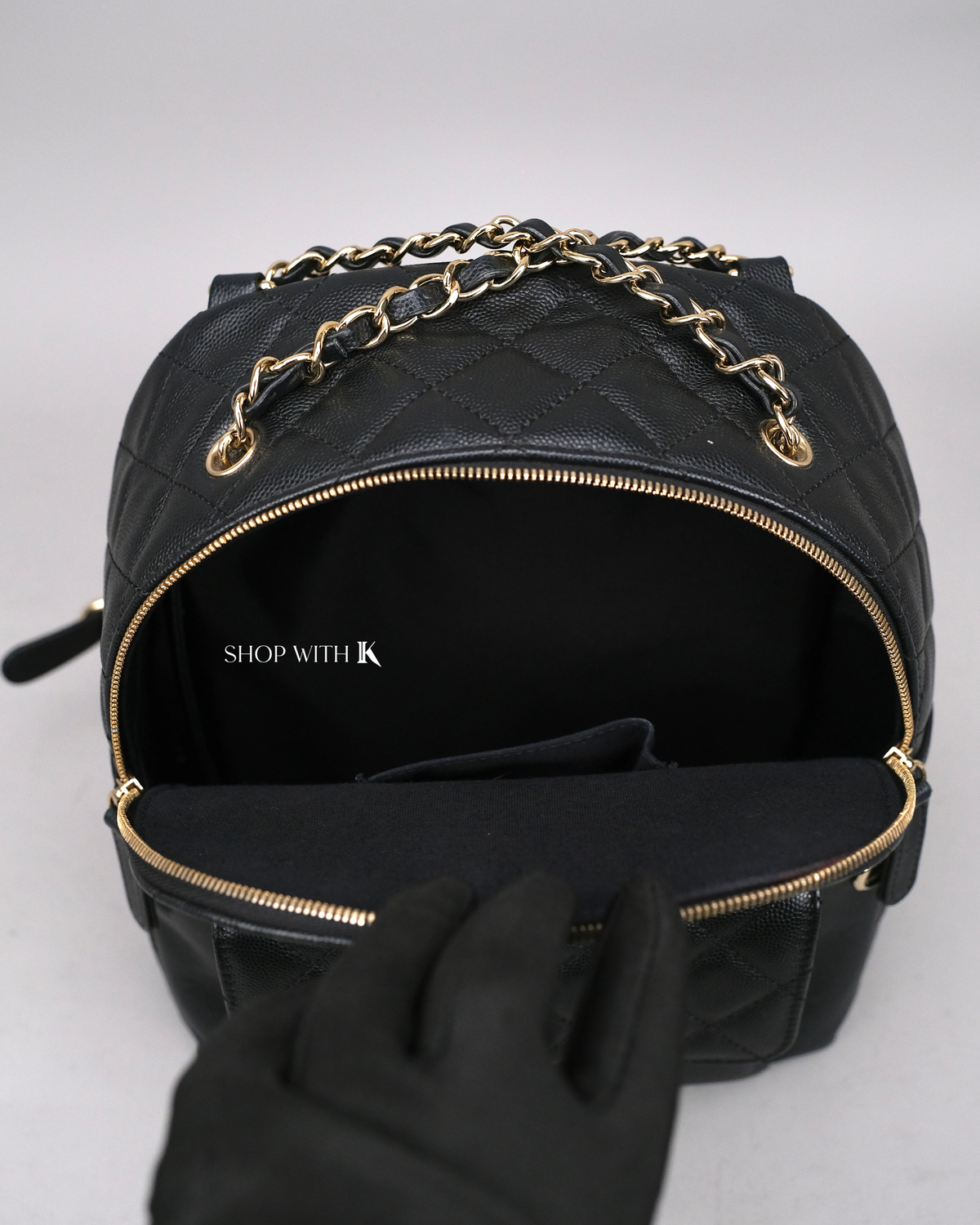 Chanel Backpack Black CGHW