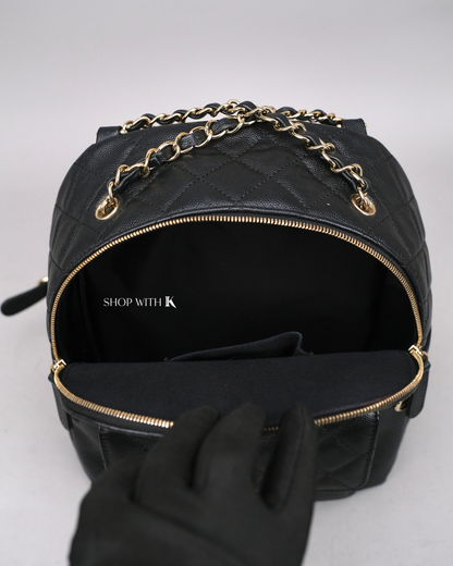 Chanel Backpack Black CGHW