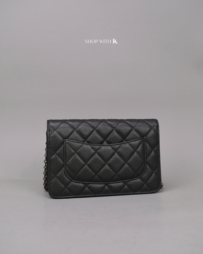 Chanel Reissue Wallet on Chain Dark Gray RHW