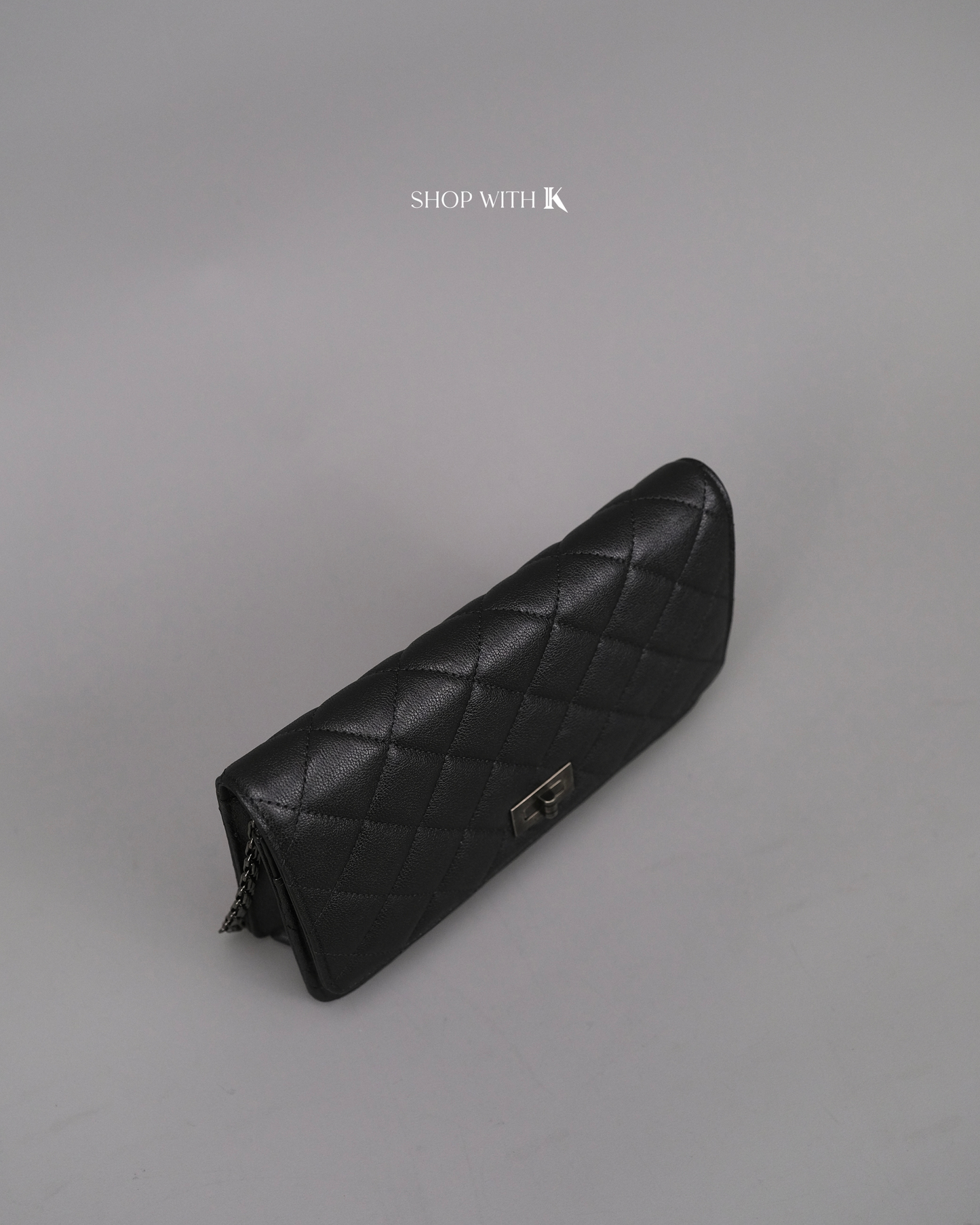 Chanel Reissue Wallet on Chain Dark Gray RHW