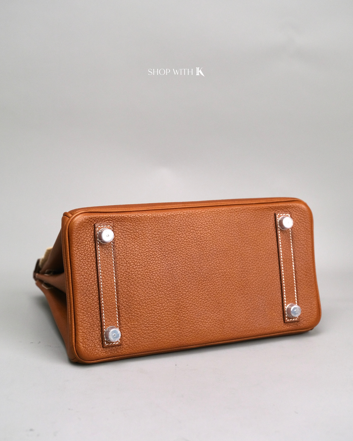 Hermes Birkin 25 Gold Barenia Leather PHW