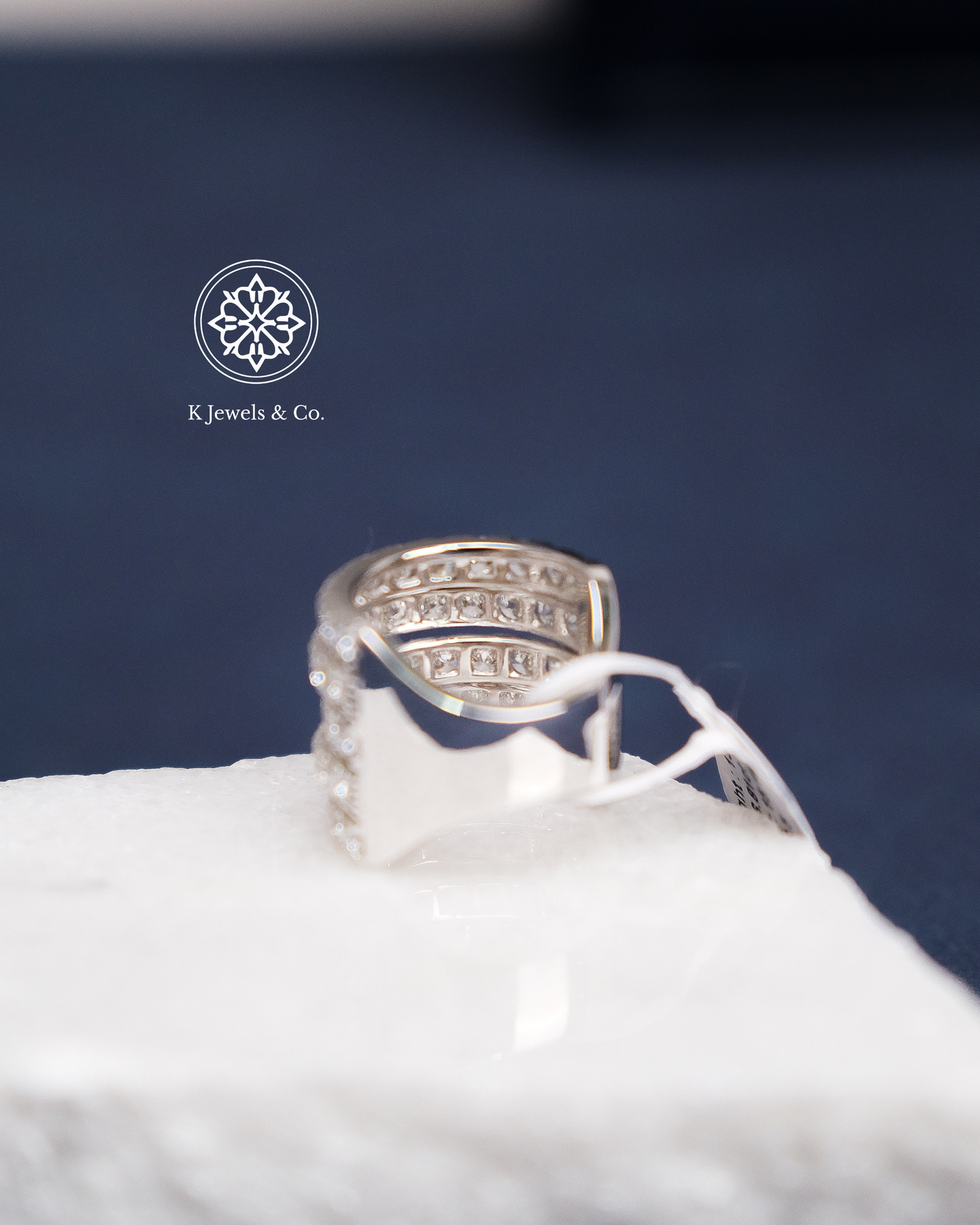 Multiband Diamond Ring