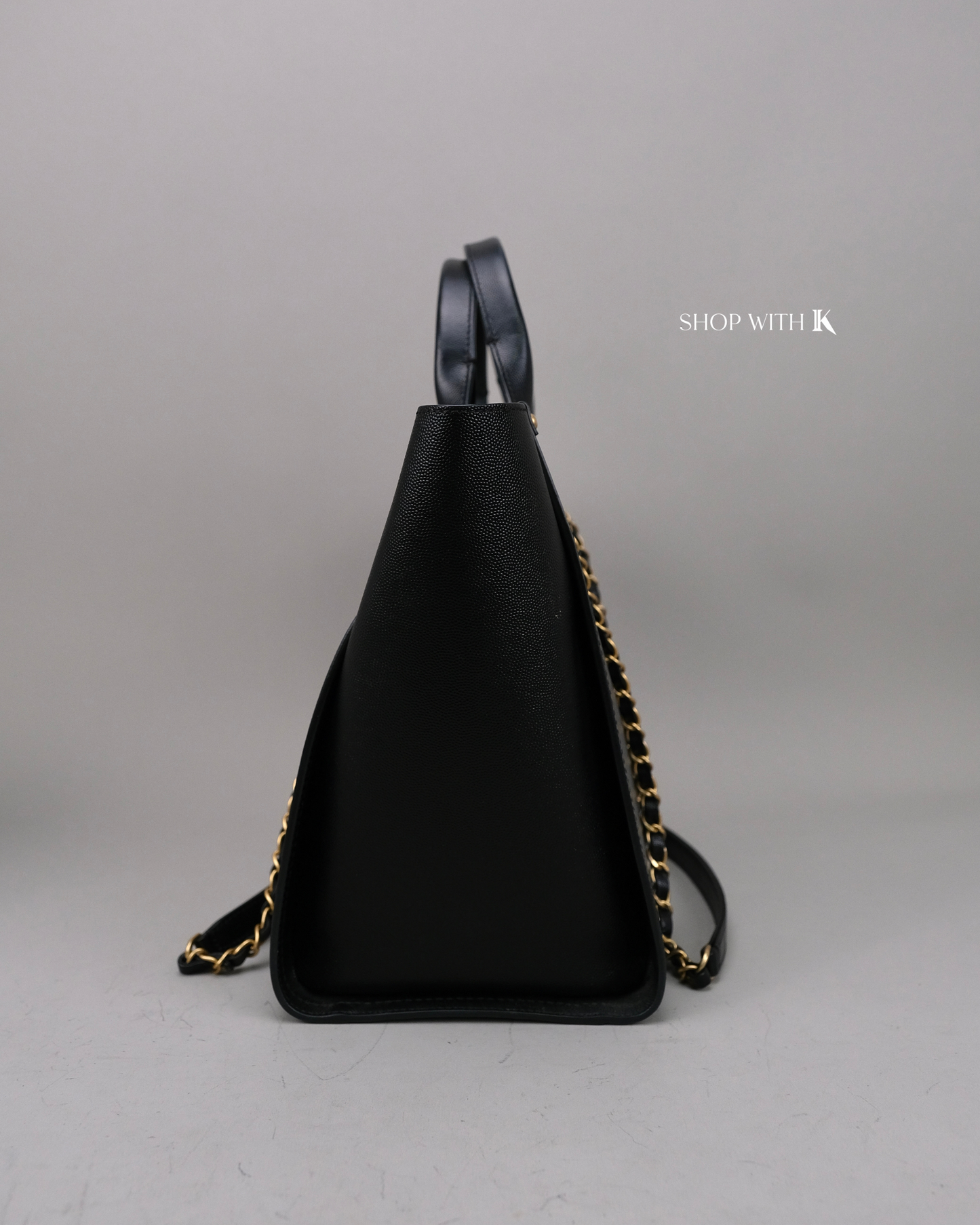 Chanel Deauville Tote Black