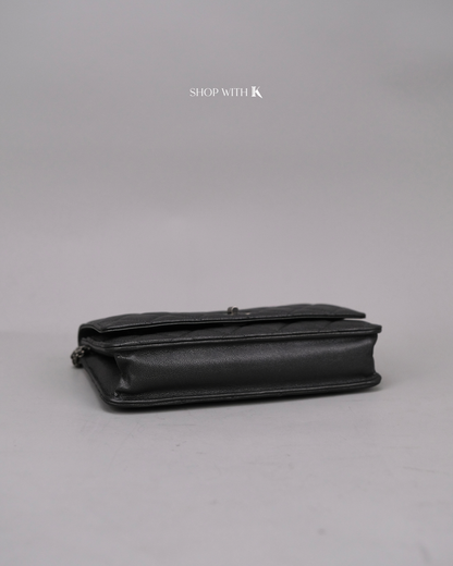 Chanel Reissue Wallet on Chain Dark Gray RHW