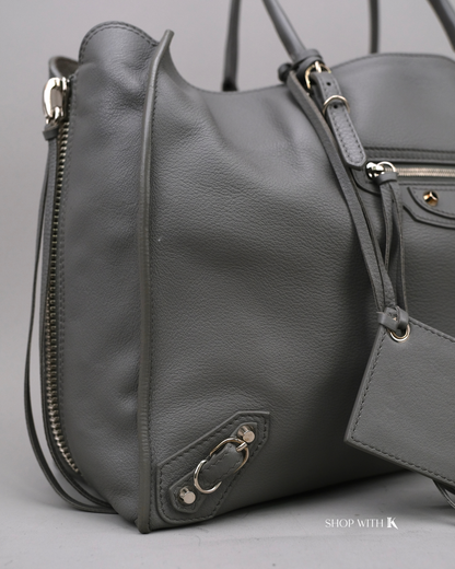 Balenciaga Papier Tote Gray